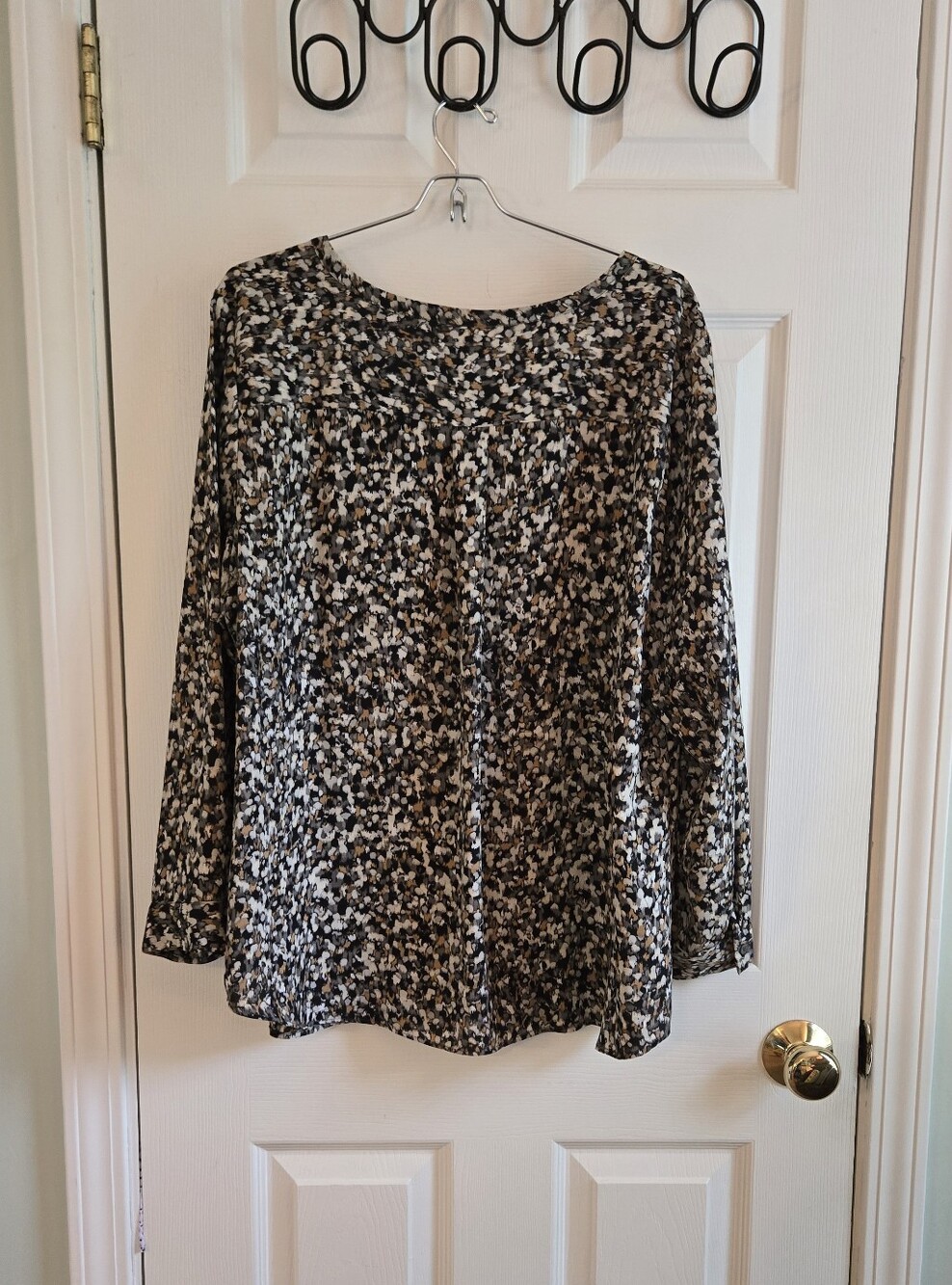 Talbots Popover Blouse 2XP - Picture 3 of 8